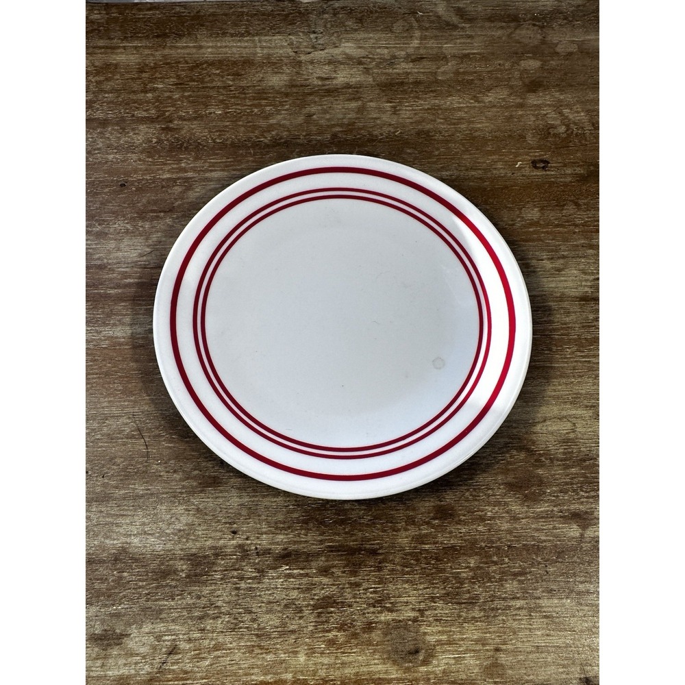 Corelle Café Red Porcelain 6.75" Bread Plate